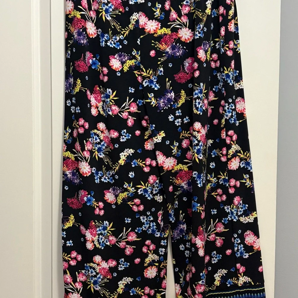 Floral Women's - Black pants